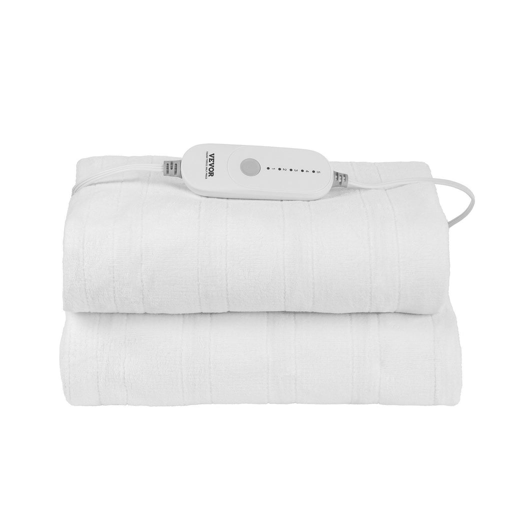 VEVOR Heated Mattress Pad 78x80 In King Electric Warmer Coral Fleece Auto Off