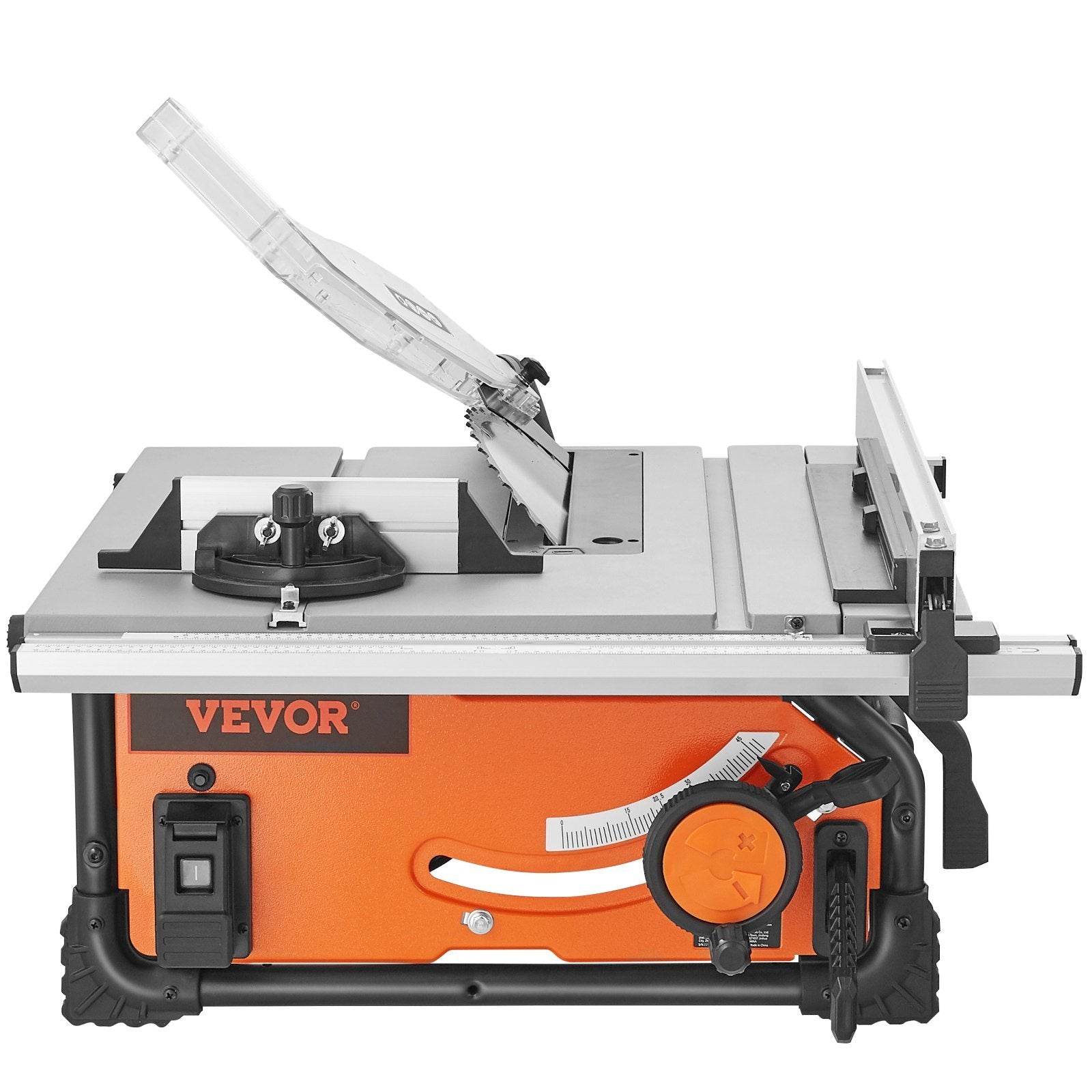 VEVOR Table Saw Electric Cutting Machine 4500RPM 25-in Rip Capacity Woodwork