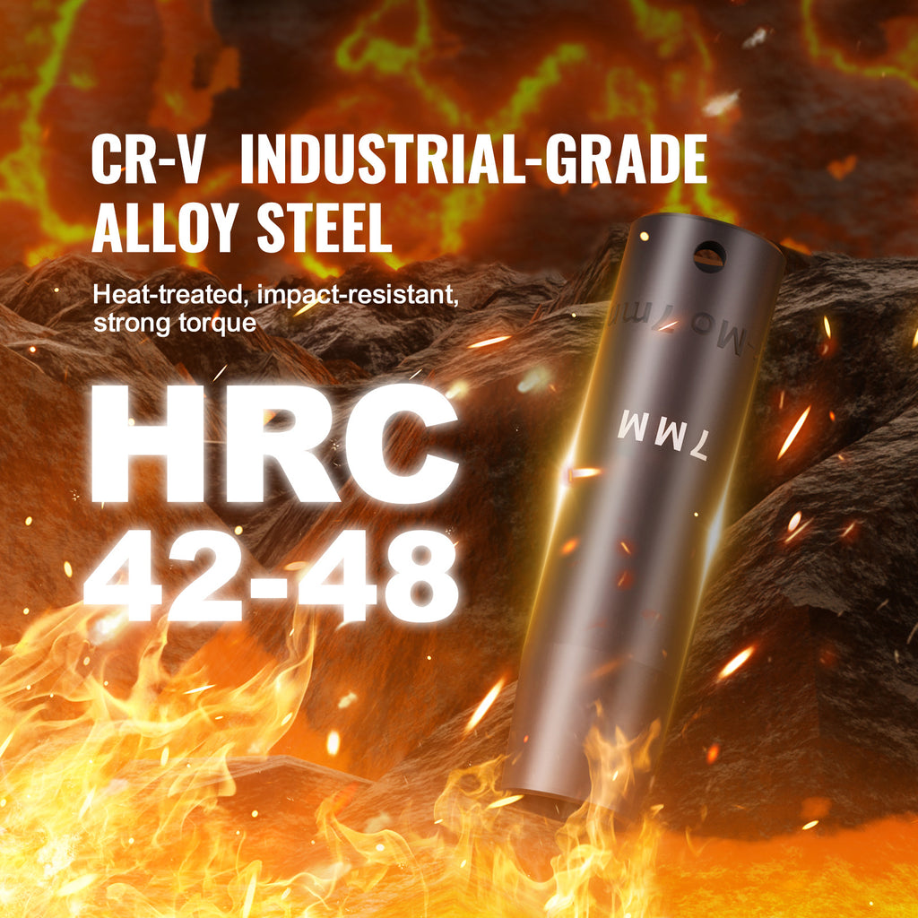 VEVOR Drive Impact Socket Set, 65 Piece Socket Set SAE  Metric 10-24mm, 6 Point Cr-V Alloy Steel For Auto Repair, Rugged Construction, Easy-to-Read Size Markings, Storage Case