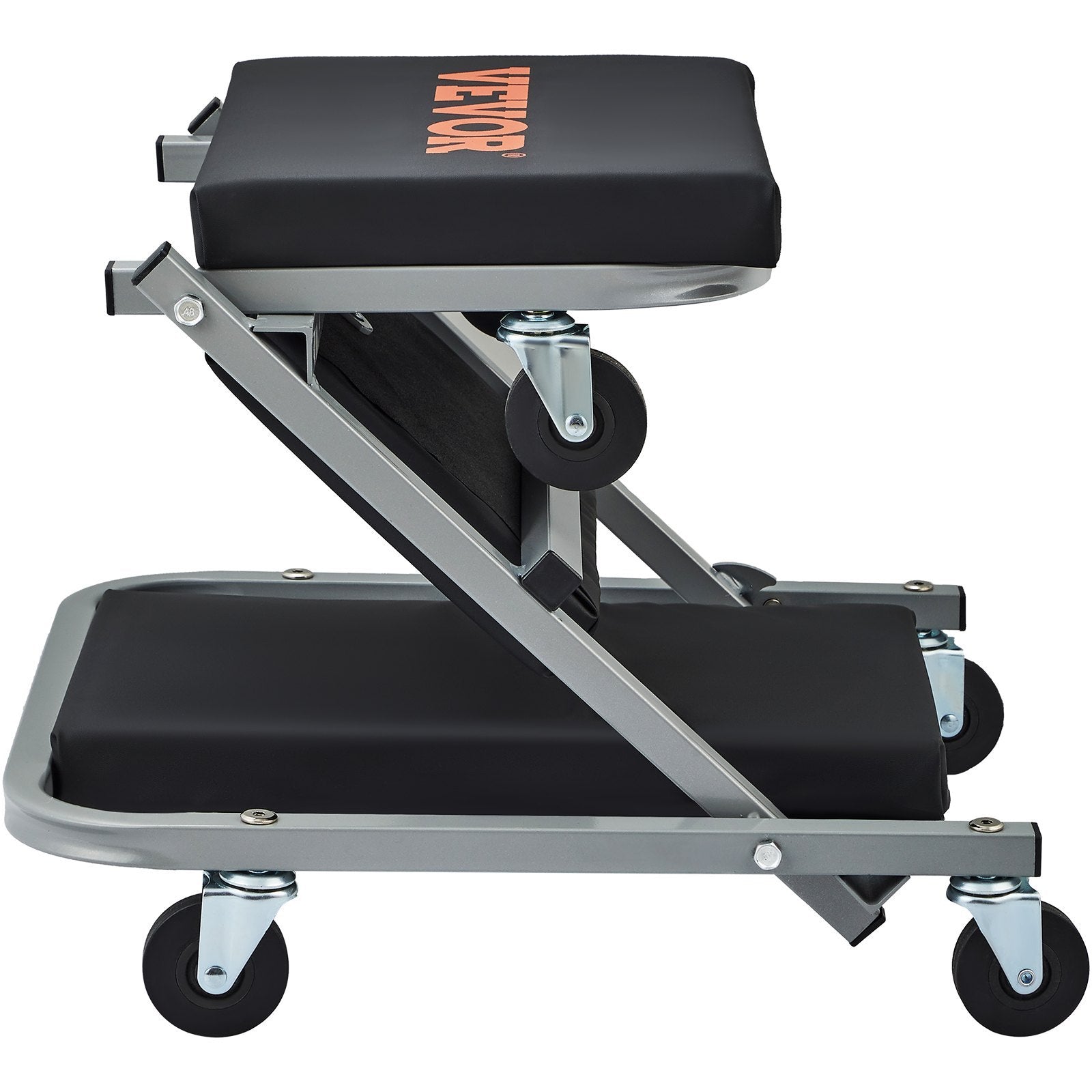 VEVOR 2 In 1 Z Creeper Seat Rolling Chair Auto Mechanics Shop Garage Work Stool