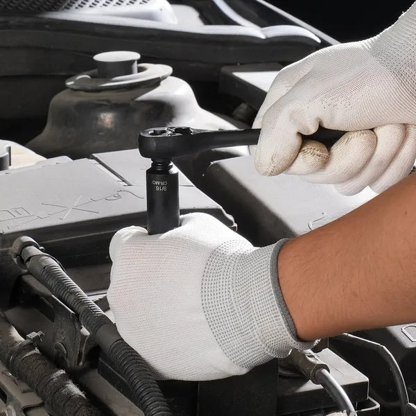 VEVOR Impact Sockets Set 55pcs 6-Point  Drive Bit Ratchet Tool Kit Case